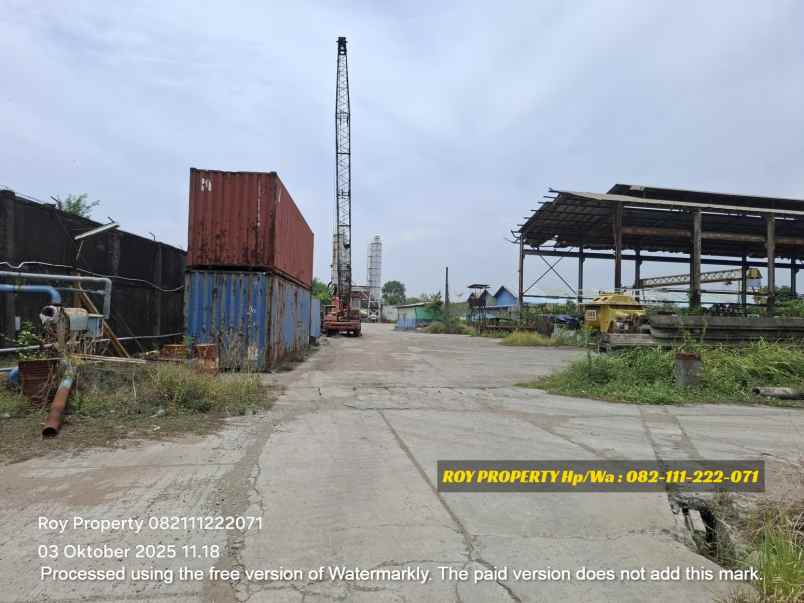 dijual tanah jl raya cakung cilincing