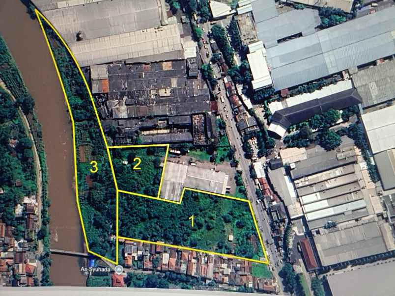 dijual tanah jl raya dayeuh kolot moch toha