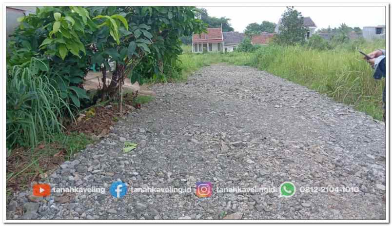 dijual tanah kavling depok shm 120m2 daerah sawangan