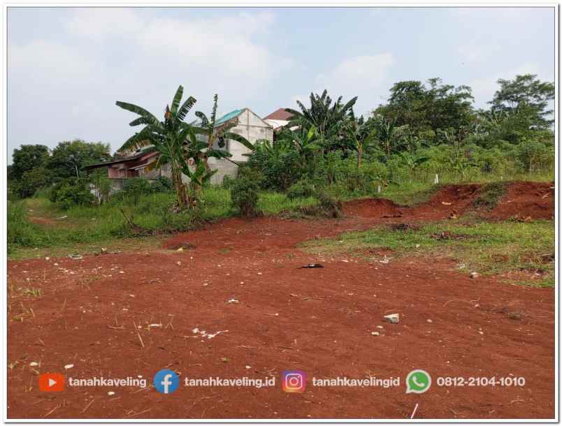dijual tanah kavling depok shm 120m2 daerah sawangan