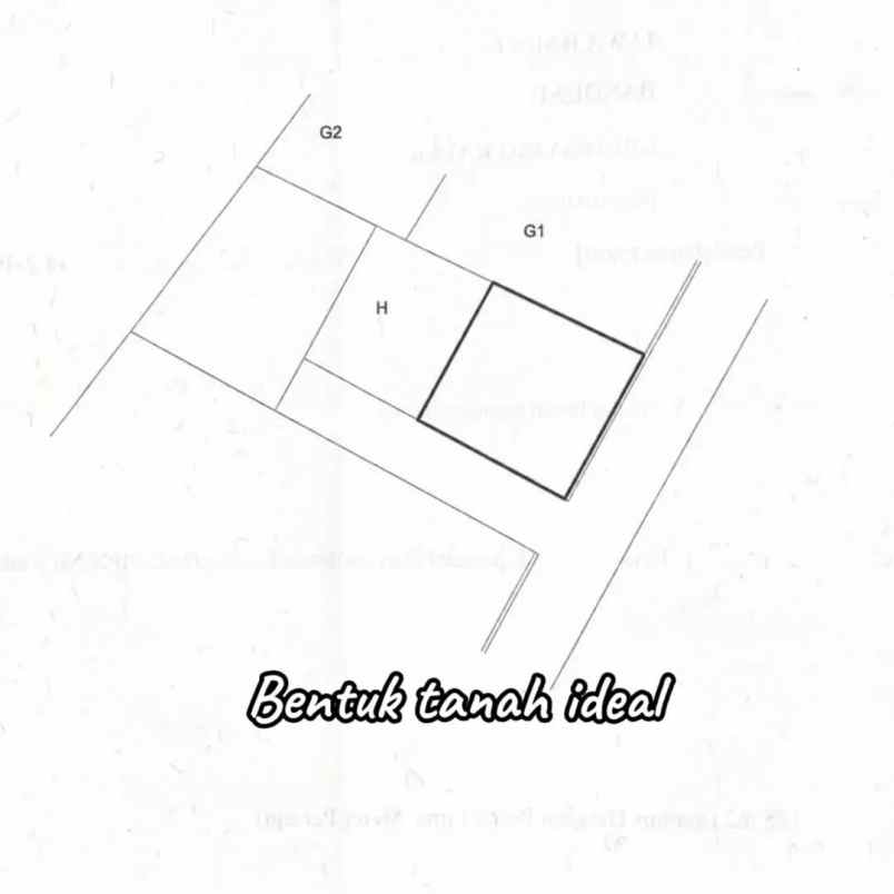 dijual tanah komplek cigadung selatan