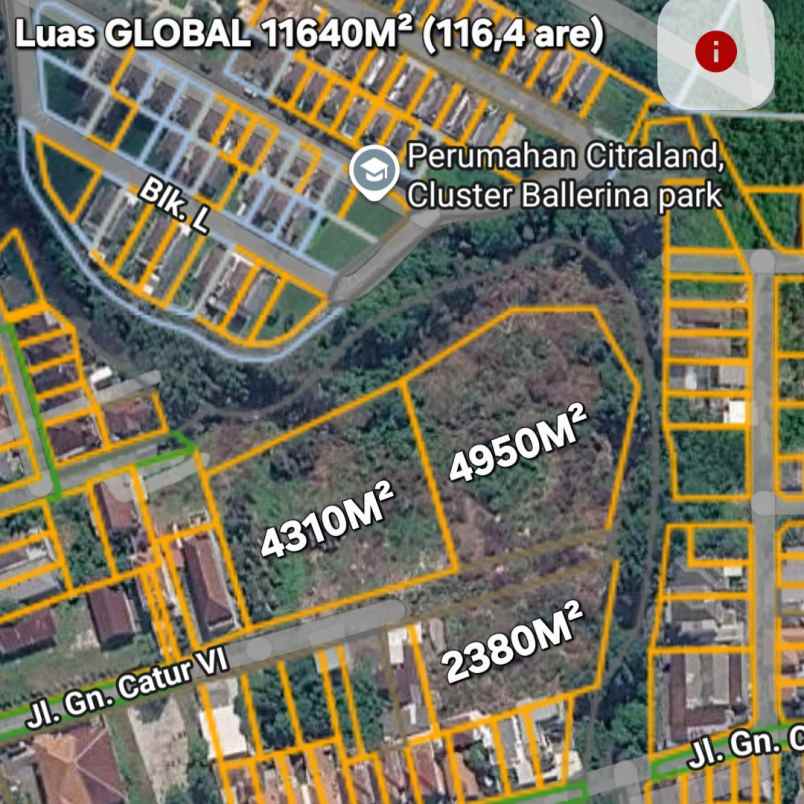 dijual tanah padangsambian kaja