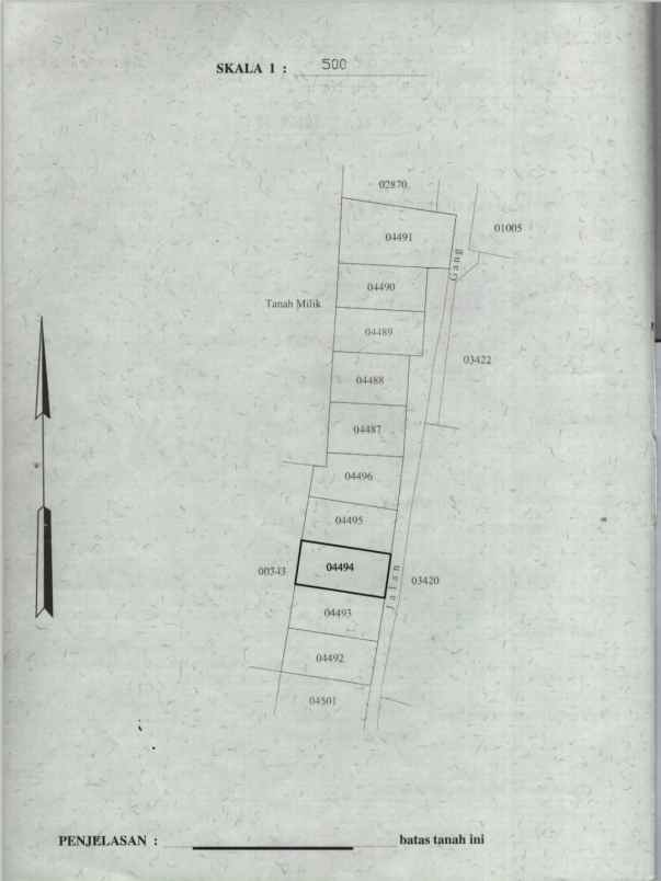 dijual tanah pantai batu beliq