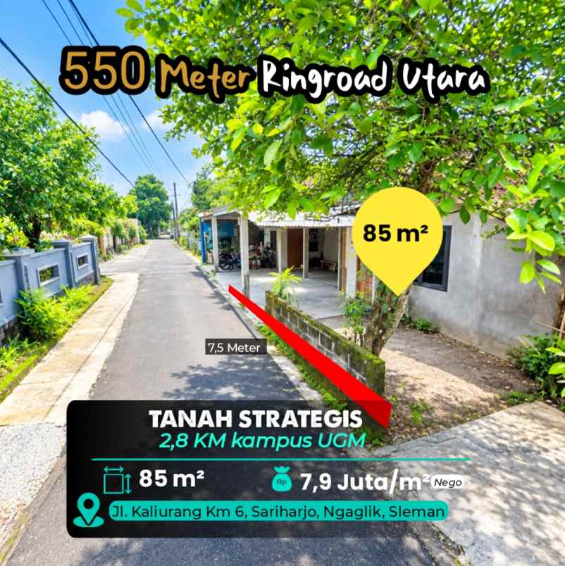 dijual tanah sleman