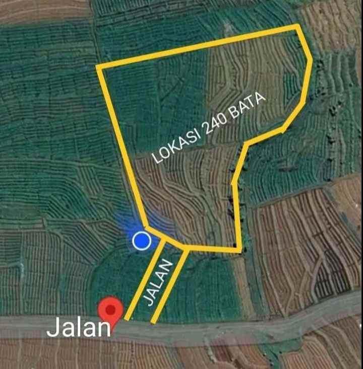 dijual tanah view gunung