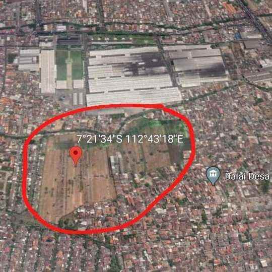 dijual tanah waru sidoarjo