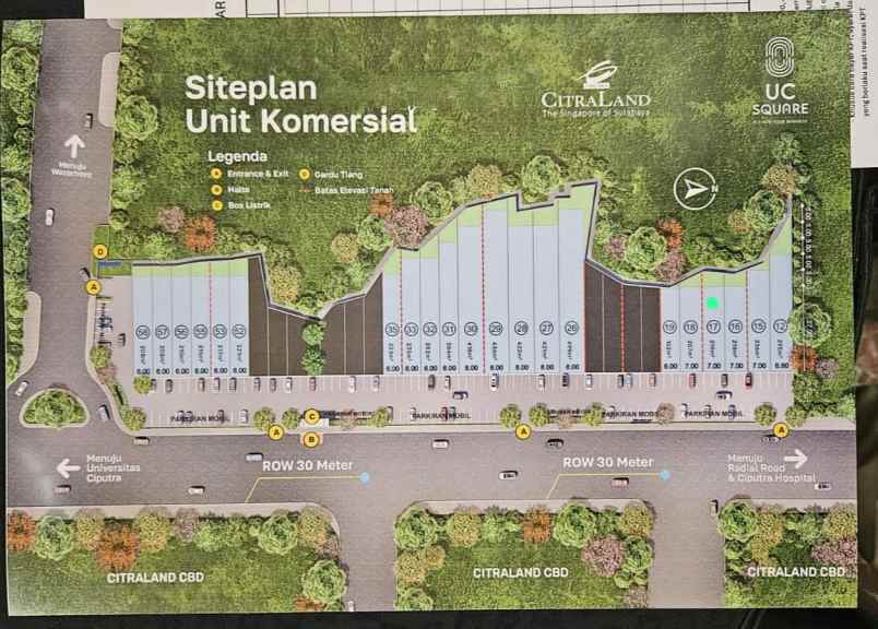disewakan tanah jalan universitas ciputra