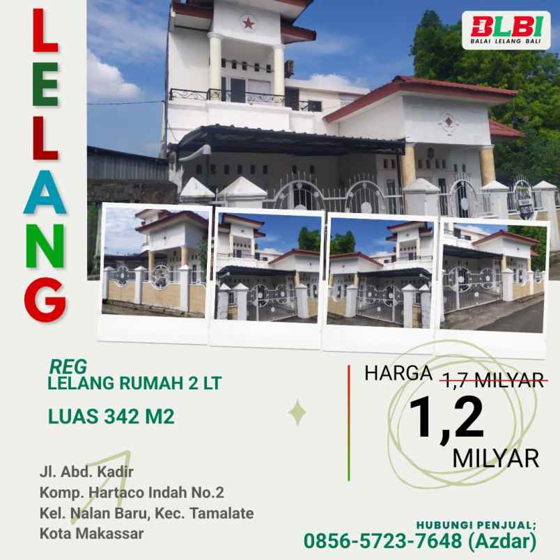 jual lelang rumah dibawah harga