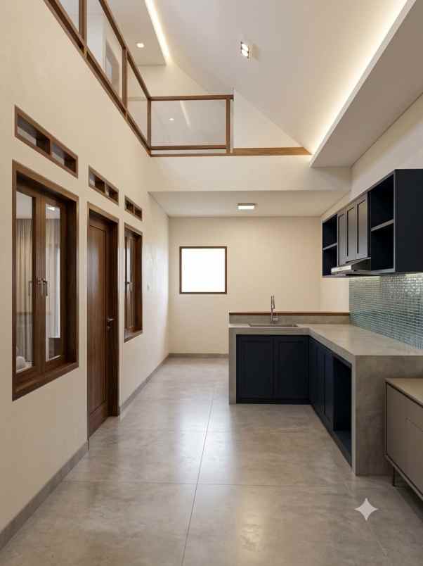 jual rumah model scandinavian siap huni harga murah
