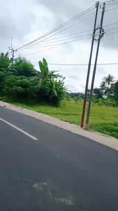 lahan strategis dan rata dekat kawasan wisata