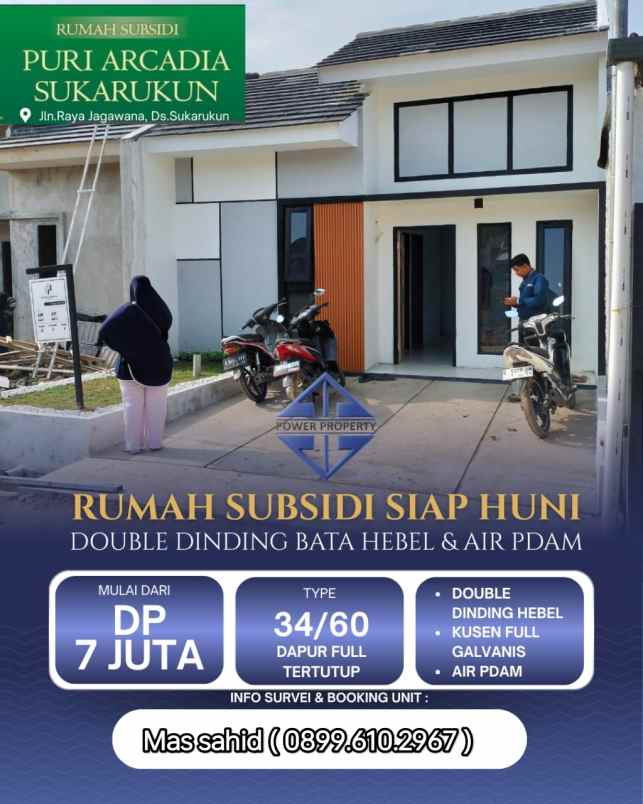 perumahan subsidi puri arcadia sukarukun