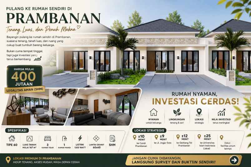 punya rumah sendiri di prambanan sekarang saatnya