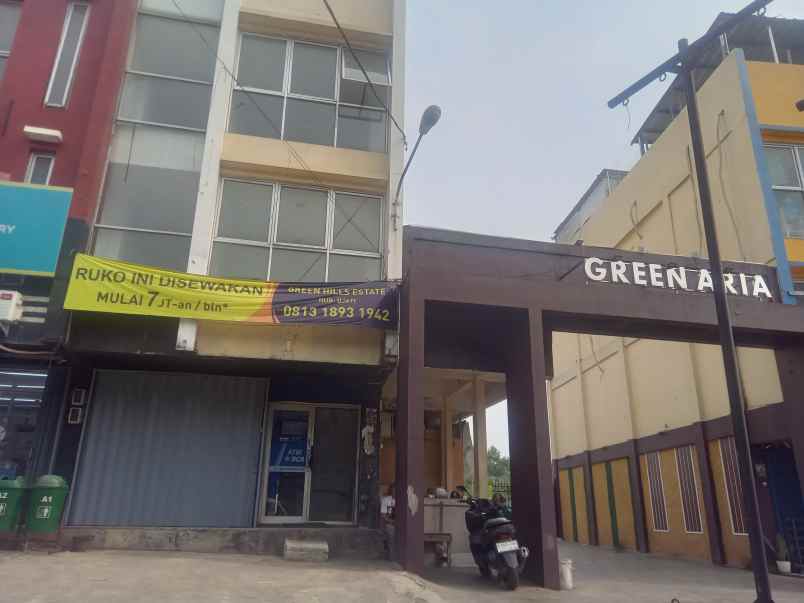ruko green hills ciputat di sewakan