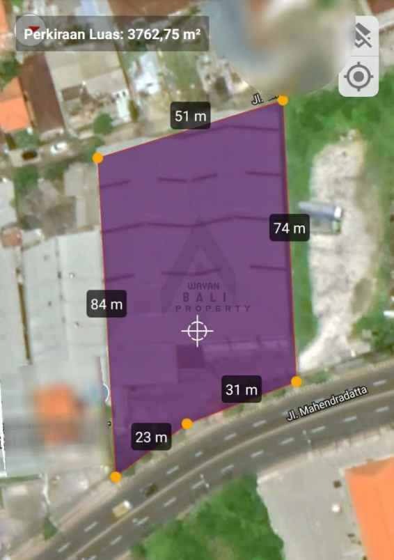 ruko gudang kantor jl mahendradatta