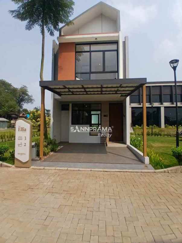 rumah 2 lantai cibubur free biaya2 all in arsa cibubur