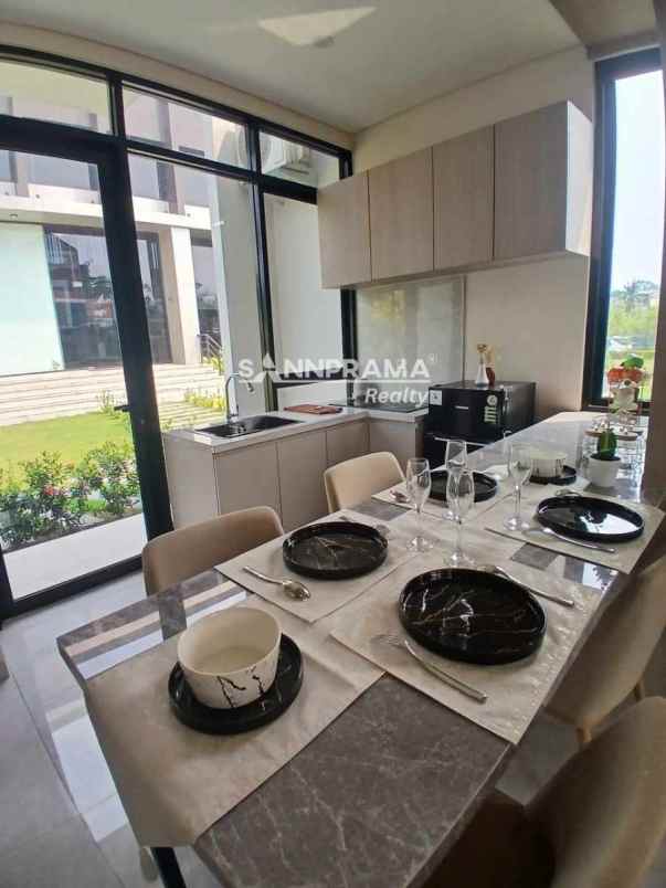 rumah 2 lantai cibubur free biaya2 all in arsa cibubur