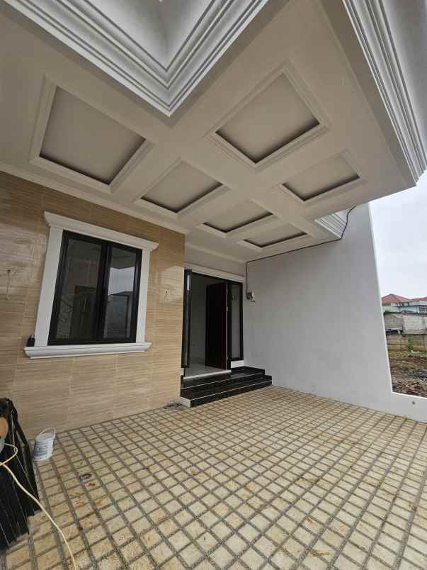 rumah 2 lantai desain etnic bali modern di tapos depok