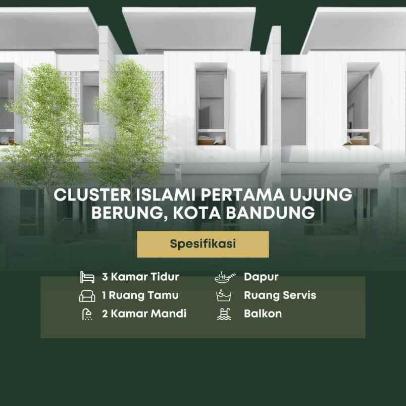 rumah 2 lantai di kota bandung