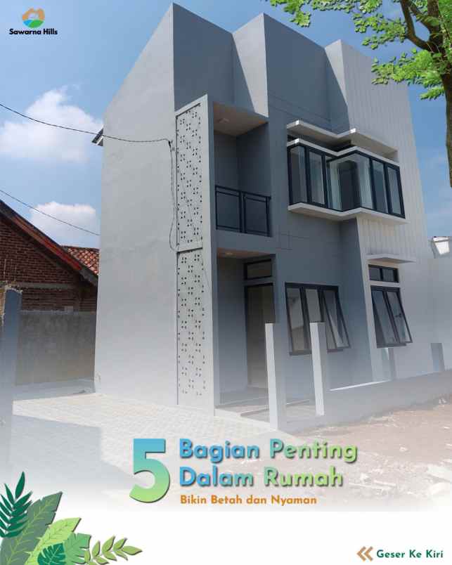 rumah 2 lantai di kota bandung