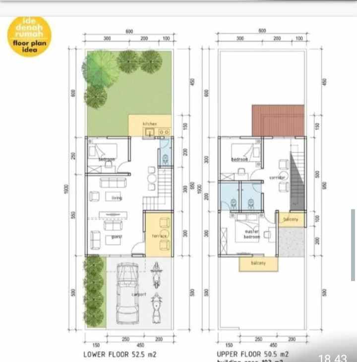 rumah 2 lantai nyaman dekat tol desari di pancoran mas