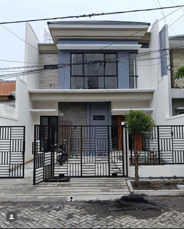 rumah baru lebar 8 manyar rejo manyar jaya surabaya