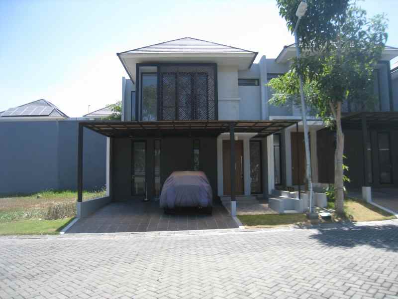 rumah baru modern minimalis di citraland surabaya