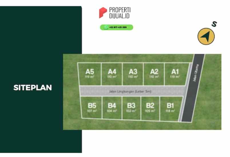 rumah dijual jogja ngaglik dekat uii 2 lantai