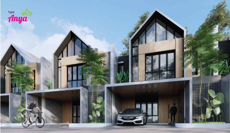 rumah jagakarsa skandinavian modern dalam premium area