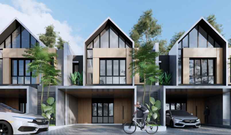 rumah jagakarsa skandinavian modern dalam premium area