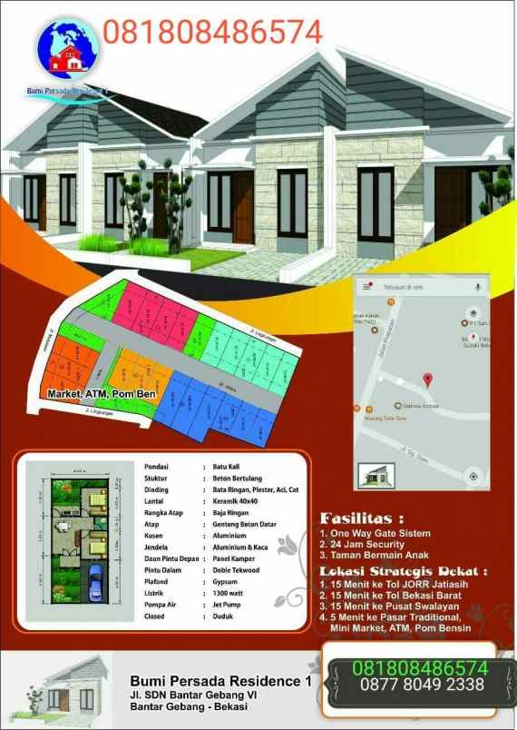 rumah jl sdn bantargebang vi