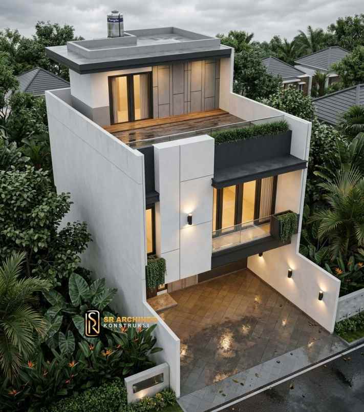 rumah mewah 2 5 lantai nempel villa cinere mas