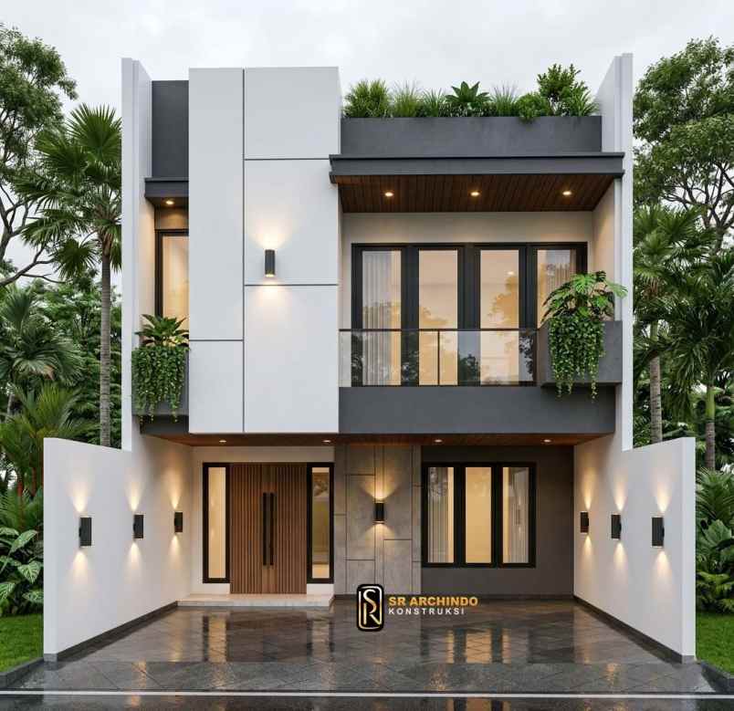 rumah mewah 2 5 lantai nempel villa cinere mas