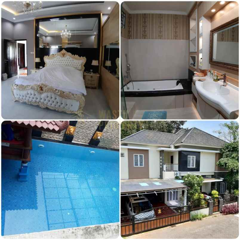 rumah mewah ada kolam renang dekat stadion maguwo
