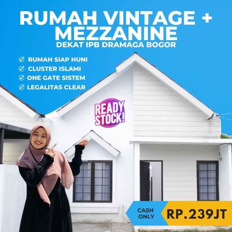 rumah mewah minimalis harga murah di ciampea bogor