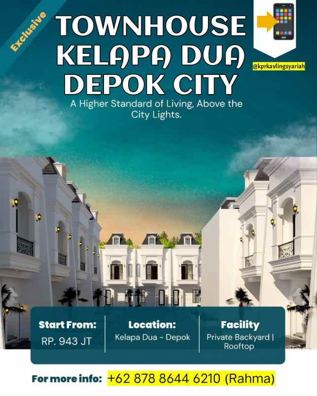 rumah mewah minimalis tugu cimanggis depok