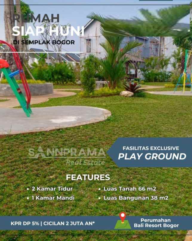 rumah minimalis bali resort bogor