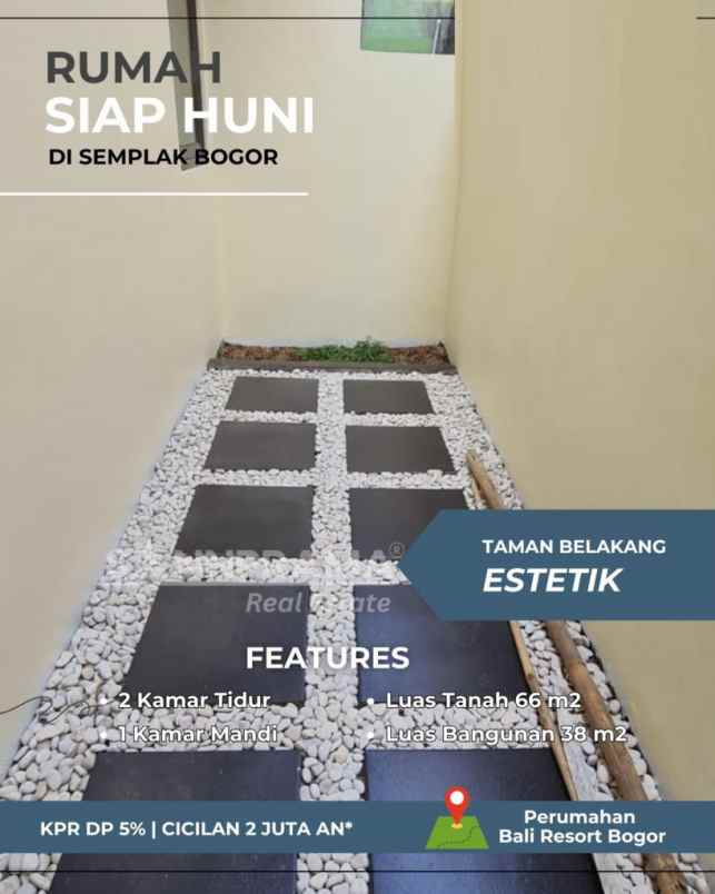 rumah minimalis bali resort bogor