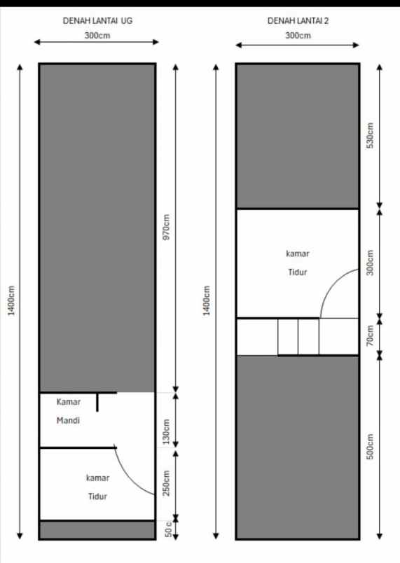 rumah mungil 2 lantai mewah ekslusif bisa kpr