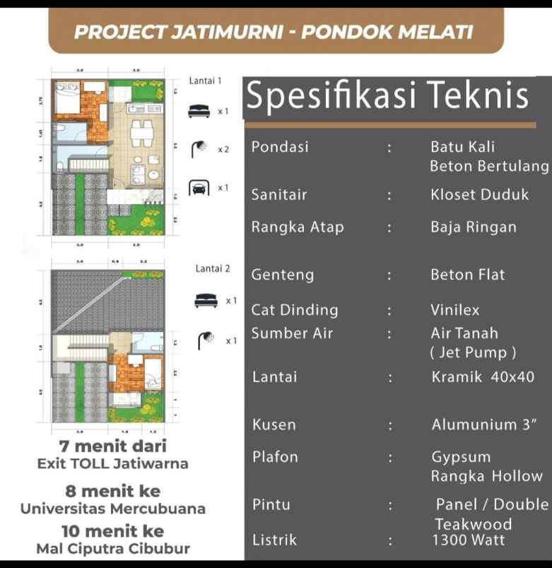 rumah pondok melati