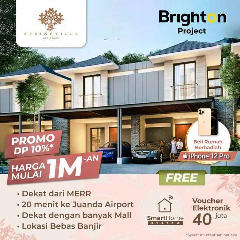 rumah springville rungkut surabaya