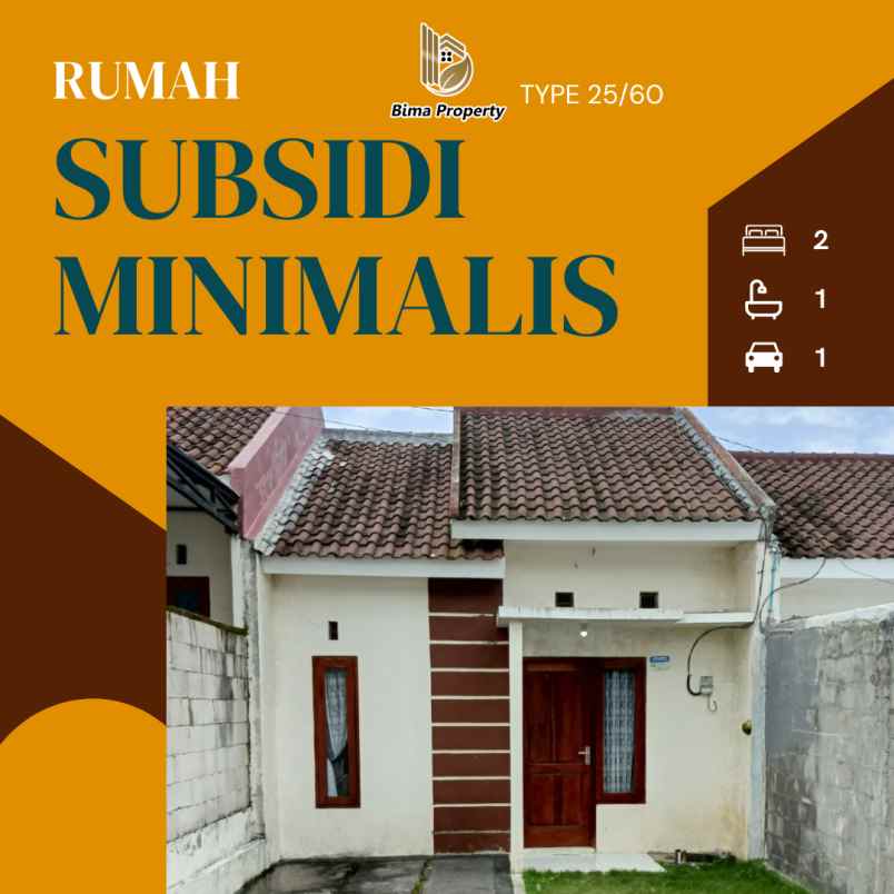rumah subsidi di wagir modern minimalis