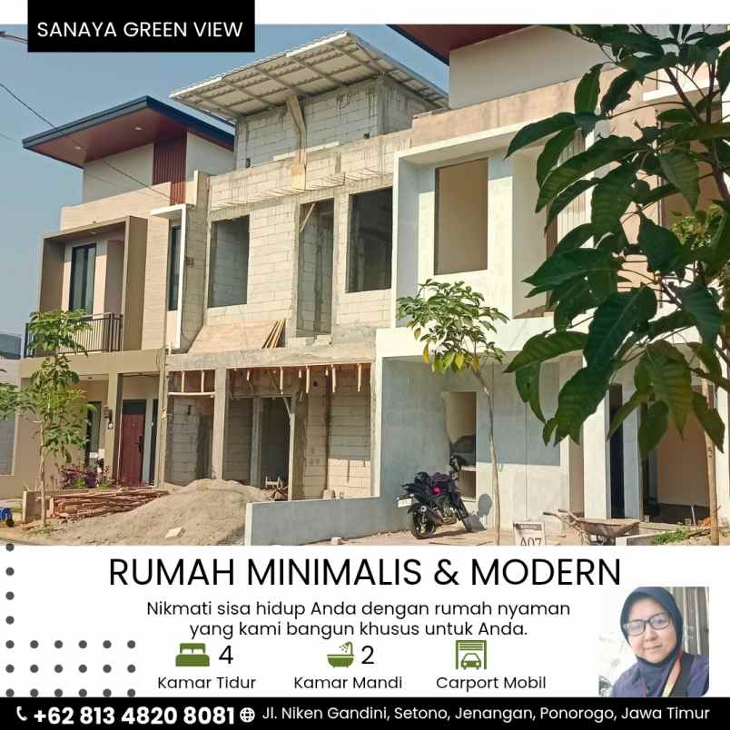 rumah syariah minimalis di kota ponorogo