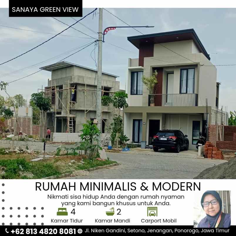rumah syariah minimalis di kota ponorogo
