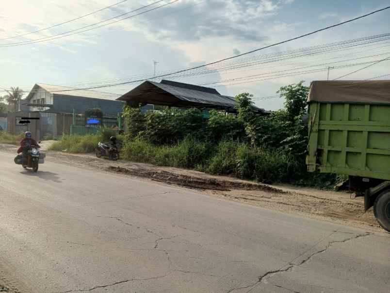 tanah 2000 m pinggir jalan di citangkil cilegon