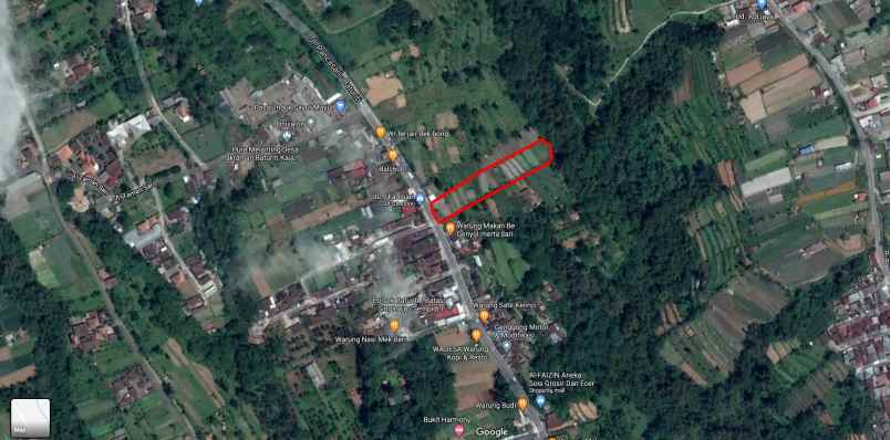 tanah 32 5 are pinggir jalan provinsi