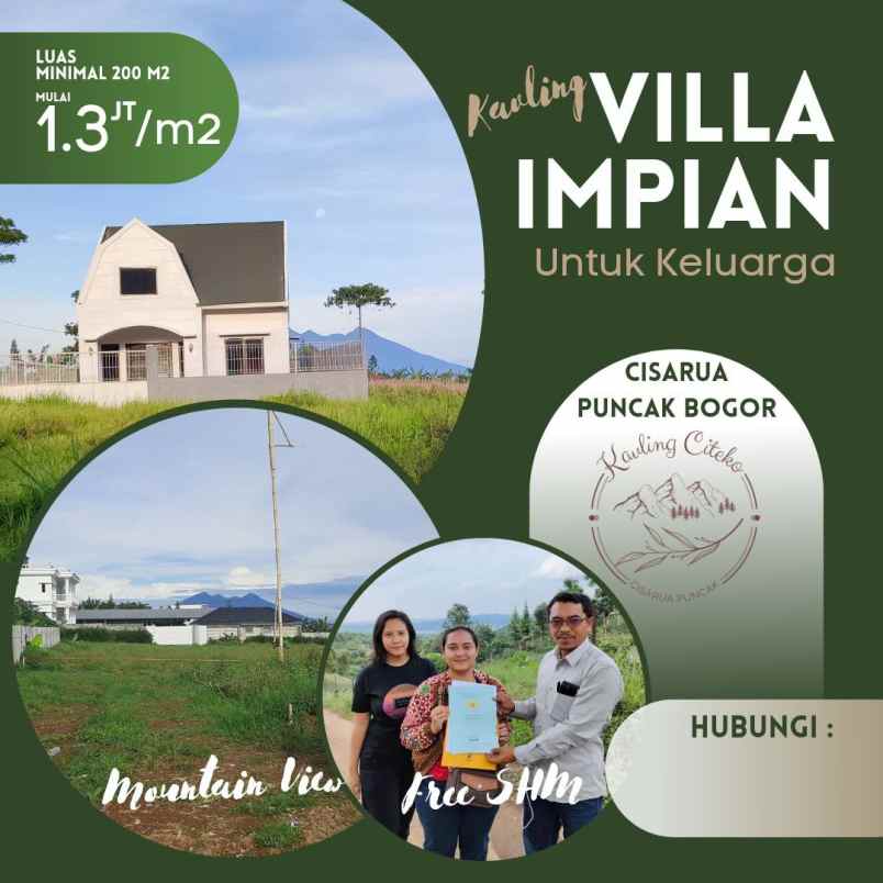 tanah citeko cisarua puncak