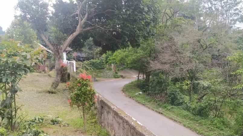 tanah di jalan utama gunung geulis cocok untuk villa