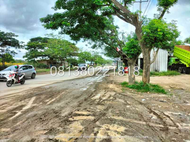 tanah di pinggir jalan lingkar selatan cilegon