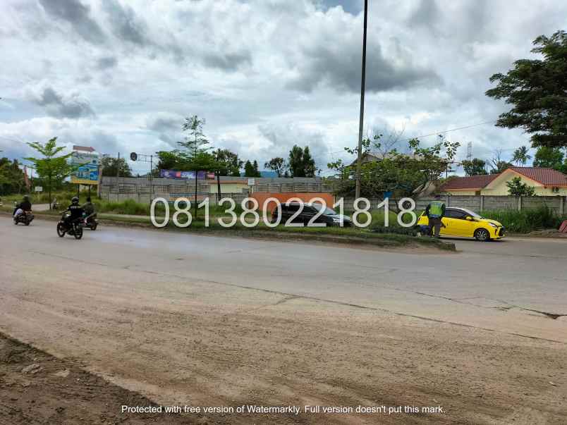 tanah di pinggir jalan lingkar selatan cilegon
