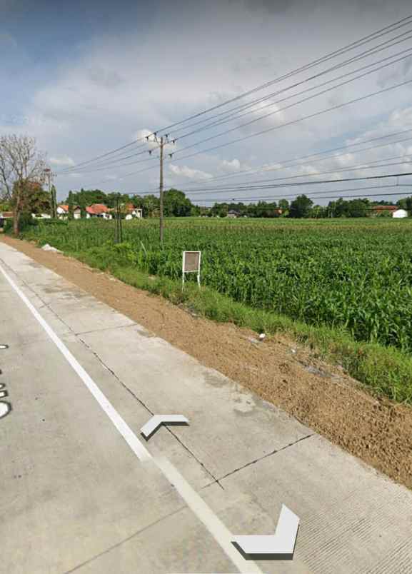 tanah jalan pantura sukarno hatta